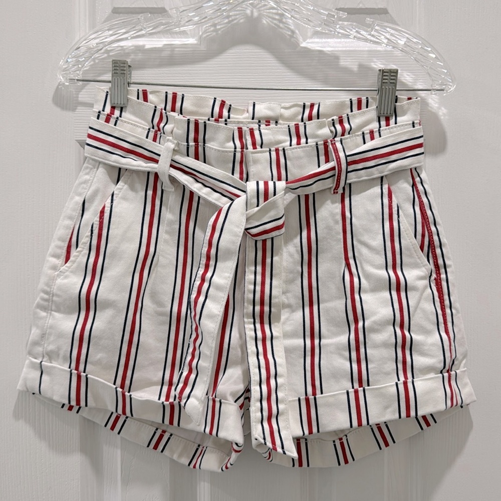 Express Extreme High Rise Stretch Shortie Shorts